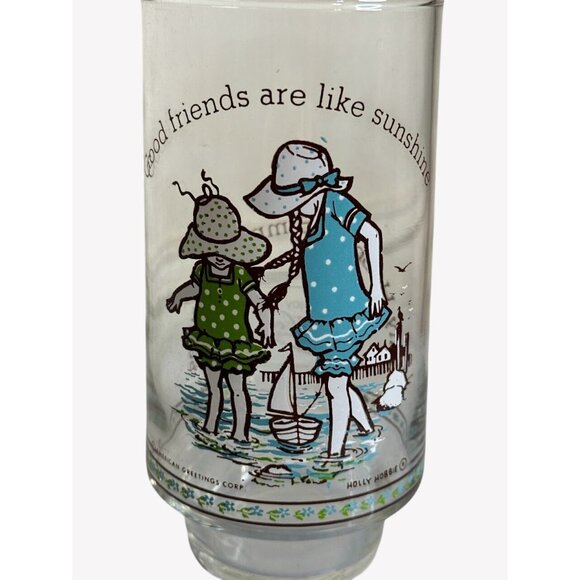 Holly Hobbie Coca-Cola Vintage 1978 Glasses Limited Edition Illustrations Quotes - Picture 3 of 11